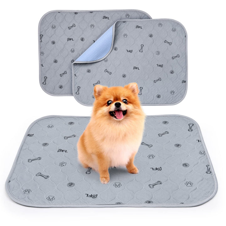 PICK FOR LIFE 2 Stück sehr saugfähig Welpenunterlagen, 46 * 61cm Wasserdicht und waschbar Puppy Trai