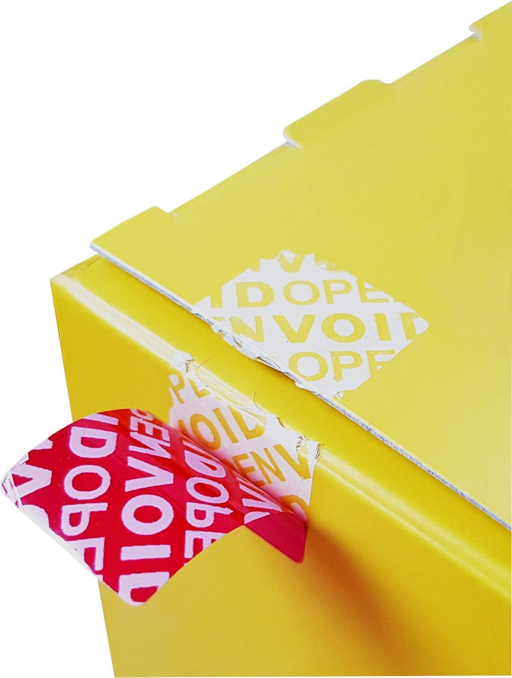 1000 Stk - Siegel 35 * 20mm rot - Verschlussetiketten, Sicherheitssiegel, Qualitätssiegel Garantie-S