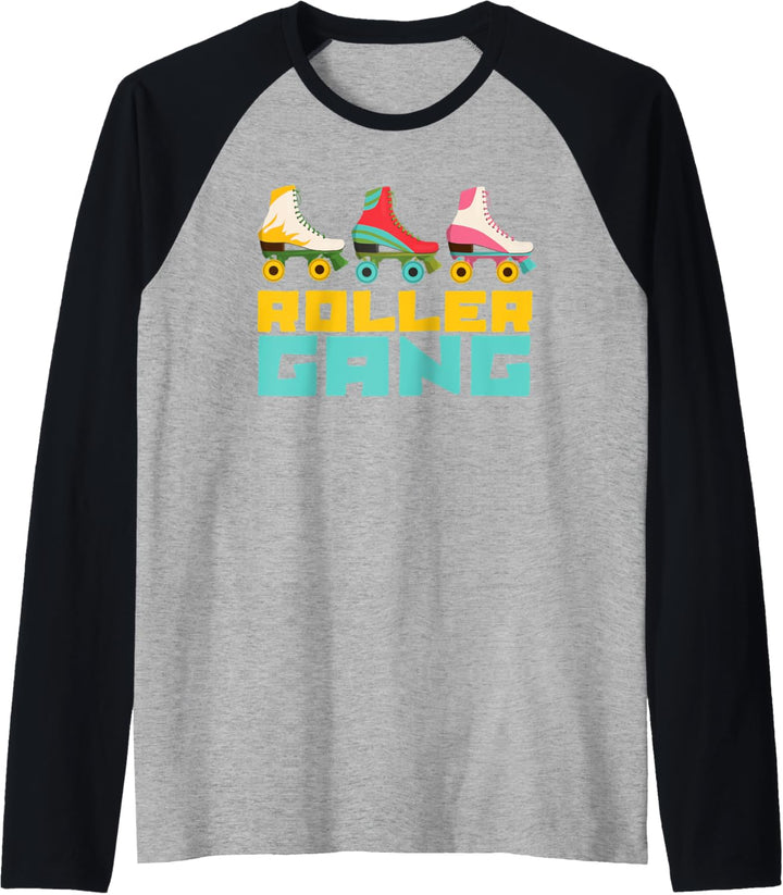 Rollschuh Laufen Roller Gang Skates - Skater Rollschuhe Raglan