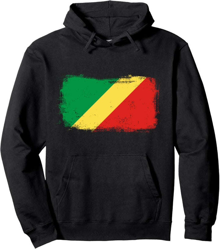 Republik Kongo Kongolesische Nationalflagge Pullover Hoodie