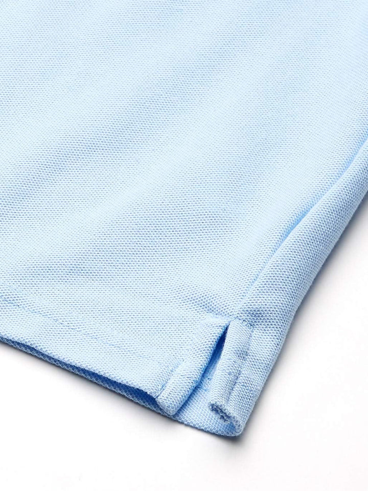 Nautica Jungen School Uniform Short Sleeve Pique Polo Polohemd (1er Pack) S Hellblau, S Hellblau