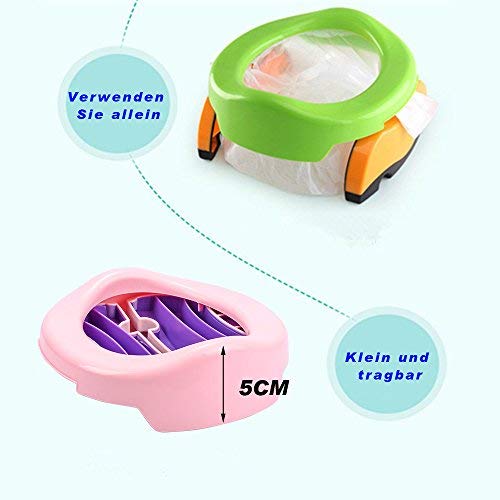 Faltbare Toilettensitze für Kinder/Baby, Tragbarer Reise WC Sitz, kinder-toilettensitz mit anti-ruts
