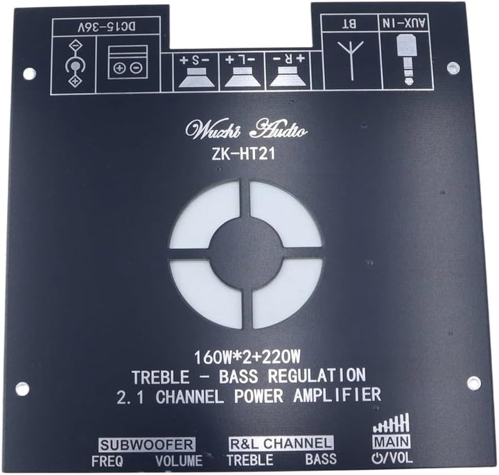 2 x 160 W + 220 W 2.1-Kanal TDA7498E ZK-HT21 Bluetooth-Digital-Leistungsverstärkermodul Hoch- und Ti