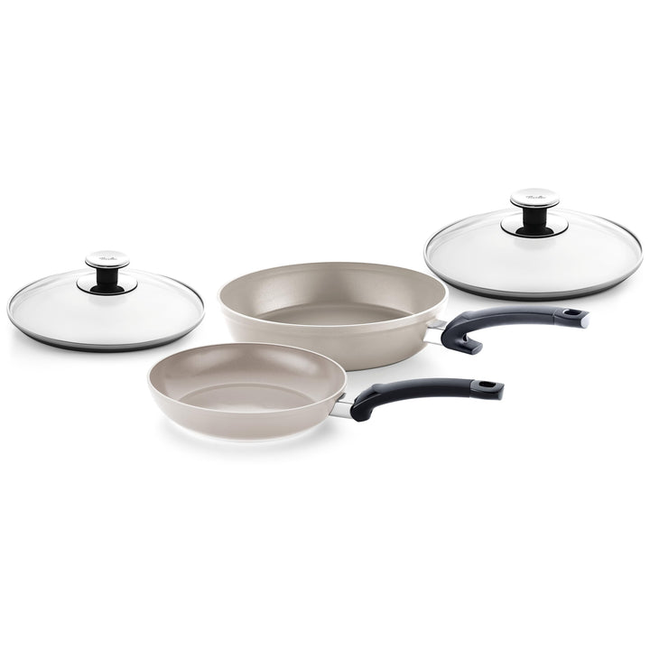Fissler Ceratal Comfort & Classic Pfannen-Set / 4-teilig, Aluminium-Pfanne, Keramik-beschichtet (24+