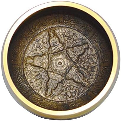 Zap Impex Schönes Geschenk Neue handgemachte Messing 5 Buddha Klangschale Tibetische Meditation Yoga