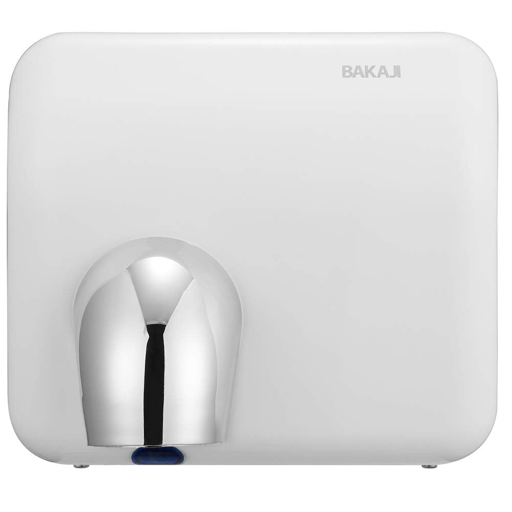 Bakaji Secador de Manos Eléctrico Automático secador de Aire Caliente de Pared - Baño Rápido con Sen