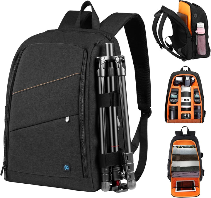 König Design Kamerarucksack Rolltop Fotorucksack Wasserdicht Robuste Rucksack für Spiegelreflexkamer