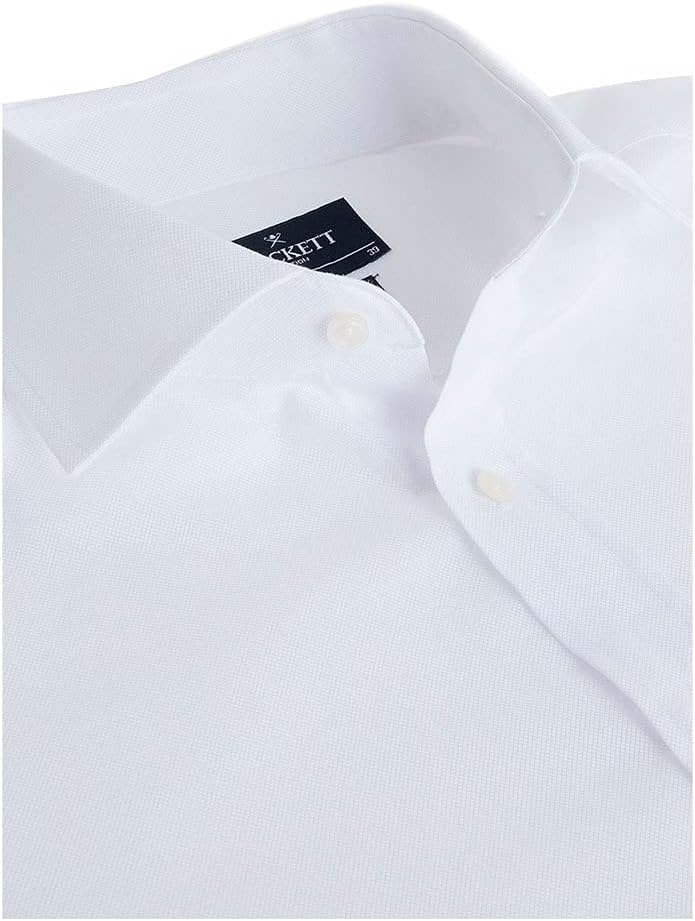 Hackett London Herren Royal Ox Bc Shirt 56 White (White), 56 White (White)