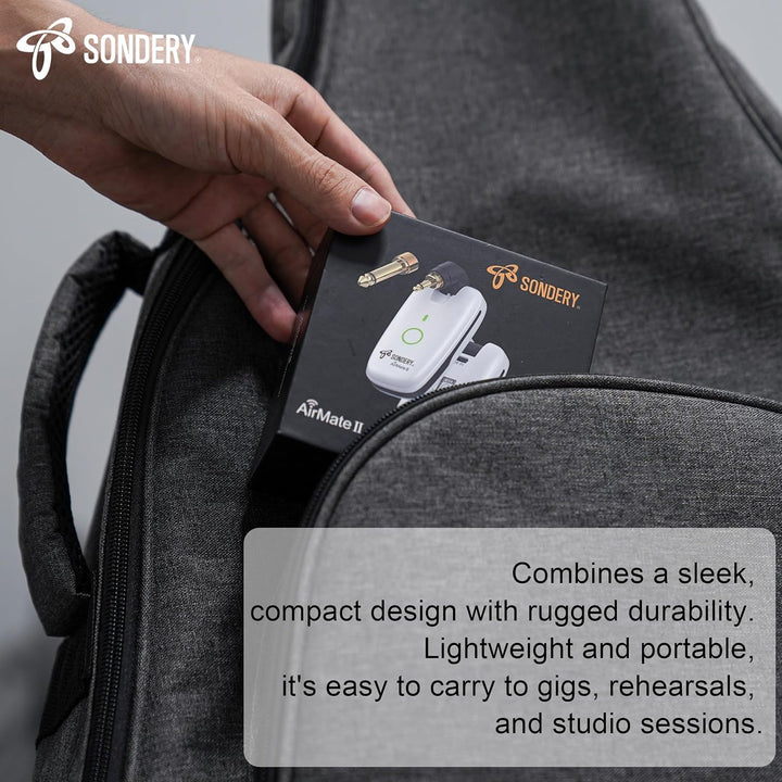 Sondery Drahtloses Gitarren-System: Sender und Empfänger, kompatibel mit mehreren Instrumenten: Gita
