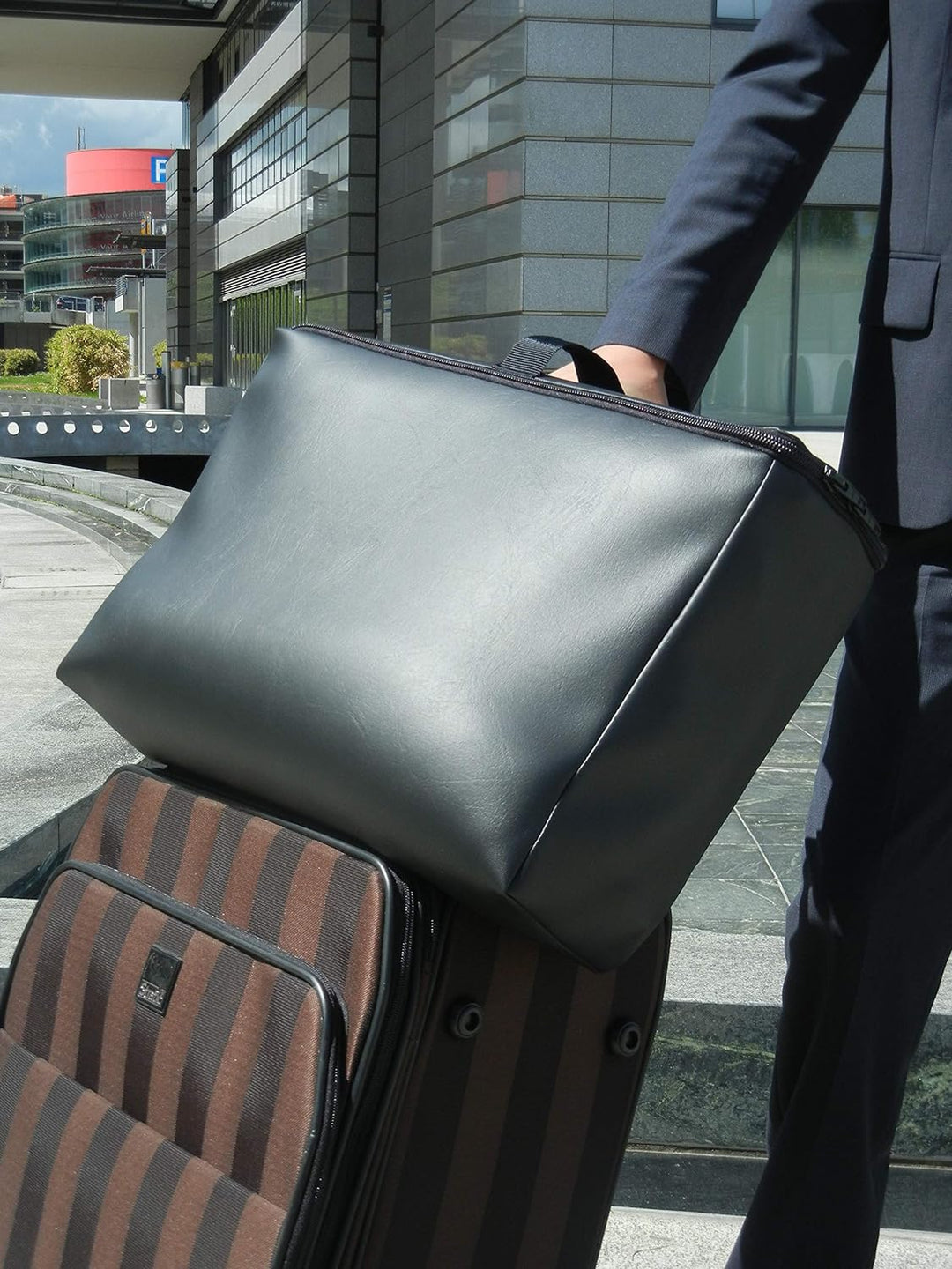 Biona GmbH Reise Matratzenauflage 80 x 100 cm für Flugreisen als Handgepäck aus Viscoschaum mit Tasc