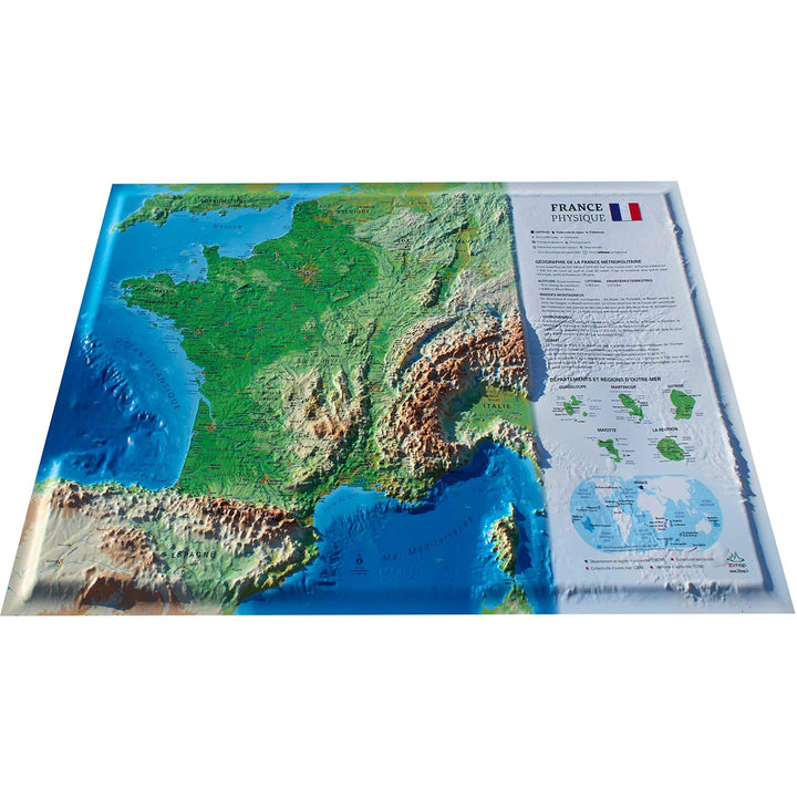 CARTE EN RELIEF DE LA FRANCE PHYSIQUE, Taschenbuch