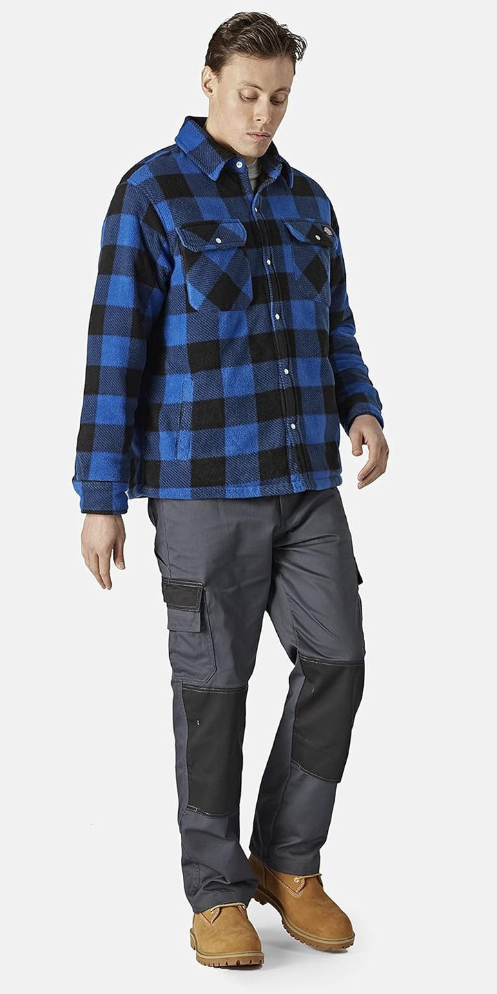 Dickies SH5000 Portland Gepolsterte Thermohemd-Arbeit, Gr. XXL- Kornblau Blau (Königsblau) XXL, Blau