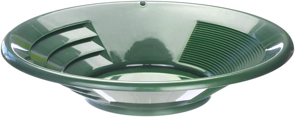 Goldwaschpfanne aus Kunststoff (GP1001G) von SE, GP1013G12 12" Grün, 12" Grün