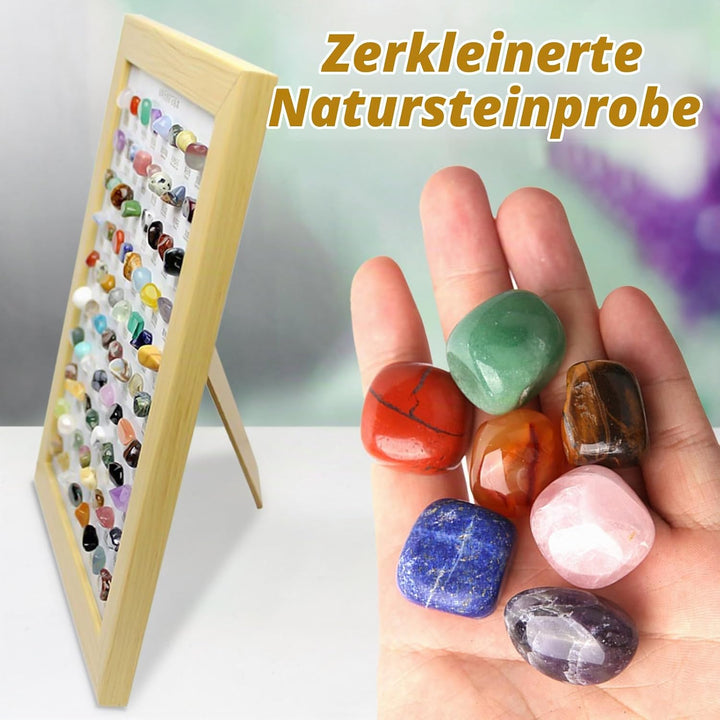 Edelsteine Set, 80/100 Mineralien Edelsteinen, Natürliche Kristalle Edelstein Sammeln, Edelsteinsamm