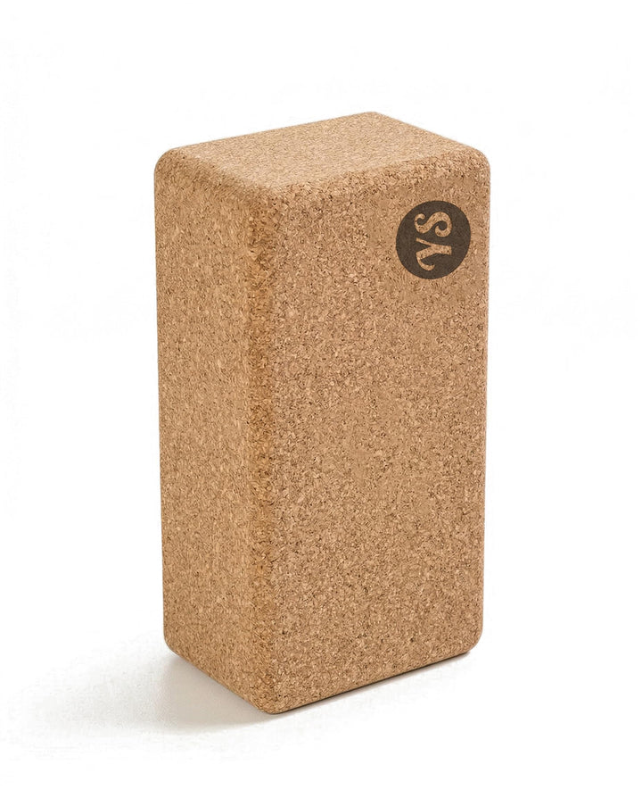 Yoga Studio Der bequeme Kork-Yoga-Block (22,5 cm x 12 cm x 7,5 cm), antibakterieller Yoga-Block mit