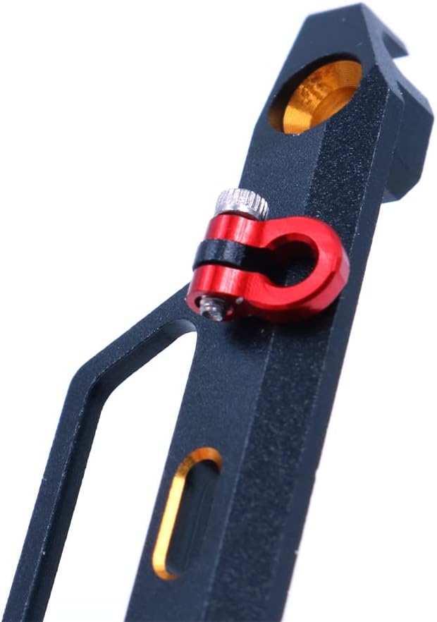 RC Metall Aluminium Frontstossstange mit U-Ringen Anhängerkupplung Schäkel für 1/24 RC Crawler Axial