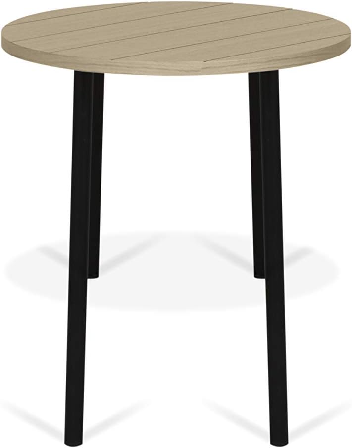 TemaHome, Ply 50 Couchtisch, 50x50x45 cm, Eiche/Schwarz 50 cm, 50 cm