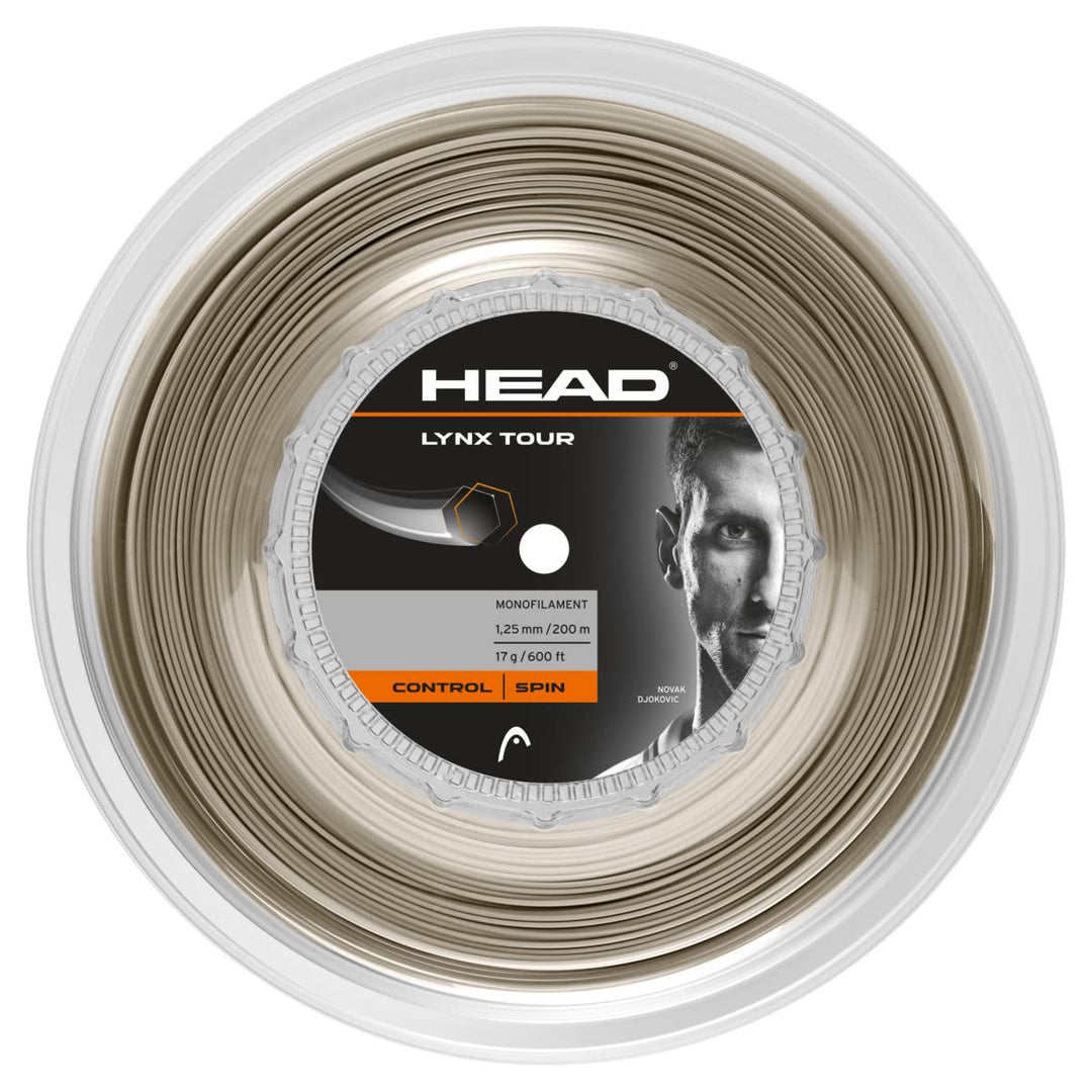 HEAD Lynx Tour Reel Tennis-Saite 17 champagne, 17 champagne