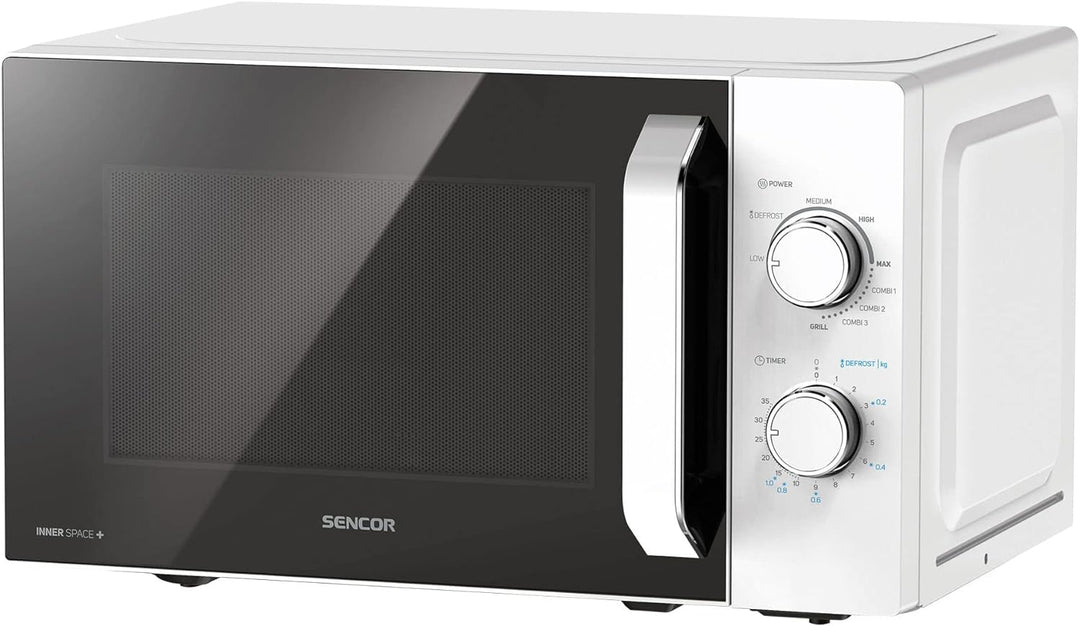 Sencor Mikrowelle mit Grill - Leistungsstark und Elegant – Multifunktionsgerät mit emailliertem Inne