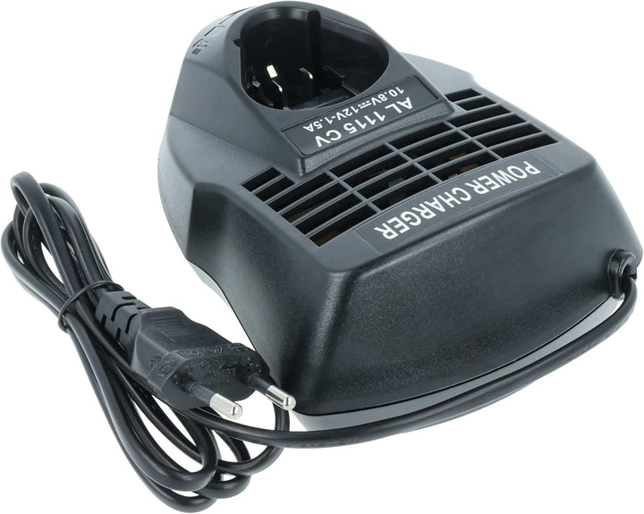 vhbw Ladegerät kompatibel mit Bosch PS70-2A | PSM 10.8 LI, PSR 10.8 Li-2 Werkzeug Akkus - Typ 2