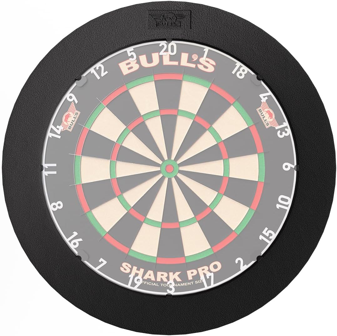 Bull's Lumo Surround Dartboard Beleuchtungssystem - 360° LED-Beleuchtung & Wand-Schutz - Kompakt, La