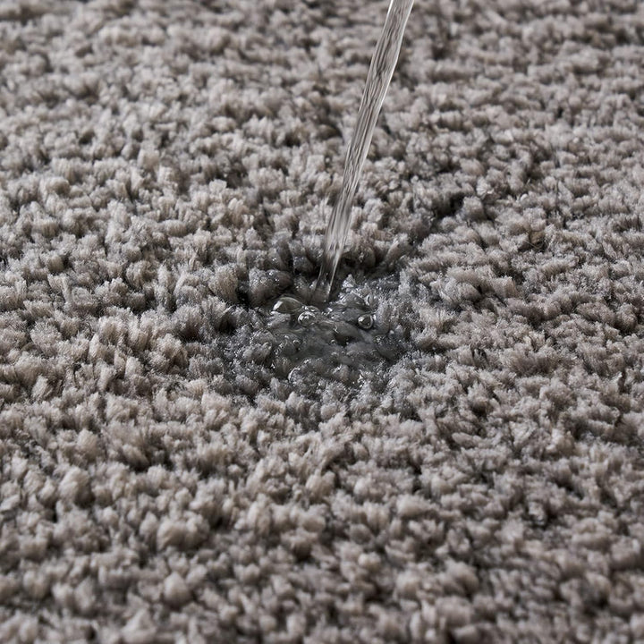 MIULEE Badematte Weiche Badteppich rutschfest Badvorleger Fussmatte Badzimmermatte Bettvorleger Flau