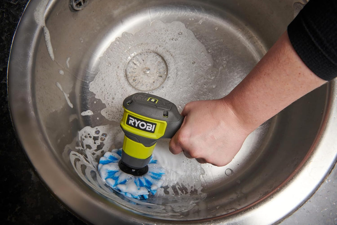 RYOBI - Bürste für sanfte Reinigung – Durchmesser 110 mm – kompatibel mit 4 V USB Lithium RSCR4 – RA