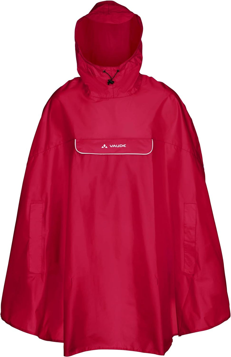 VAUDE Regenponcho Valdipino Poncho - Damen und Herren wasserdicht - Outdoorponcho Regenschutz mit in