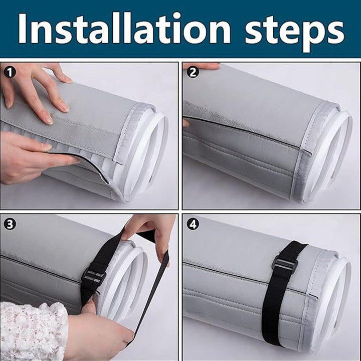 150x50cm Schlauch Abdeckung Für Tragbare Klimaanlage – Für 12,7cm & 15cm Durchmesser Auspuff – Kl-im