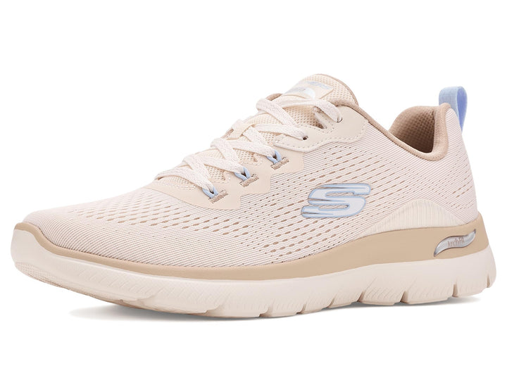 Skechers Damen Arch Fit Summits Daily Flow Turnschuhe 42 EU Natural Taupe, 42 EU Natural Taupe