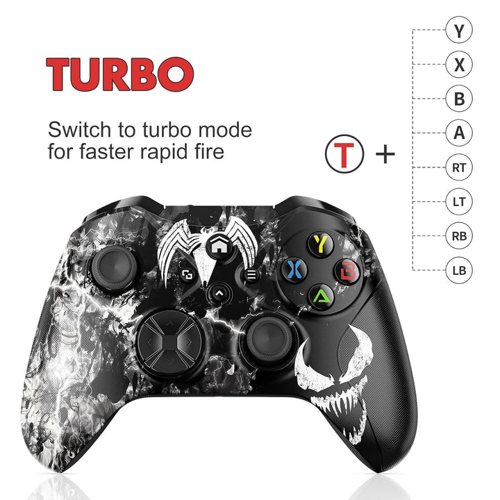 Lapezei Wireless Controller für Xbox Series S/X, Xbox One, Kompatibel mit PC/Android/iOS, Gamepad mi