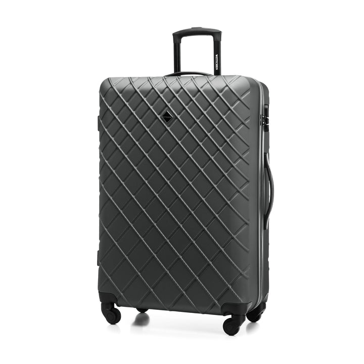 WITTCHEN Reisekoffer Rollkoffer Trolley Grosser Koffer Handgepäck Hartschale aus ABS mit 4 Spiner Ro