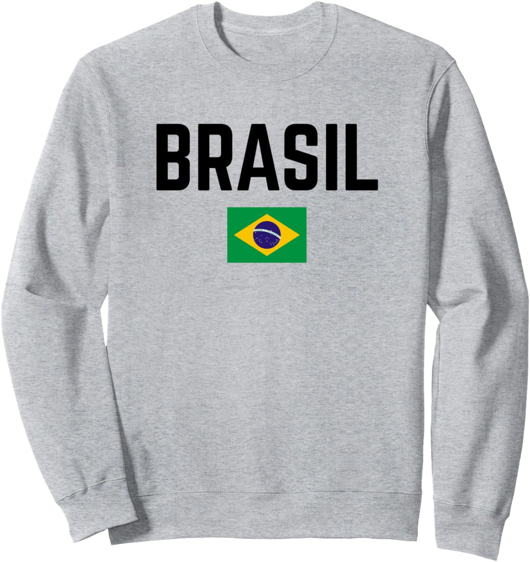 BRASIL BRASILIEN Flagge | Damen Herren Kinder BRASILIEN Sweatshirt