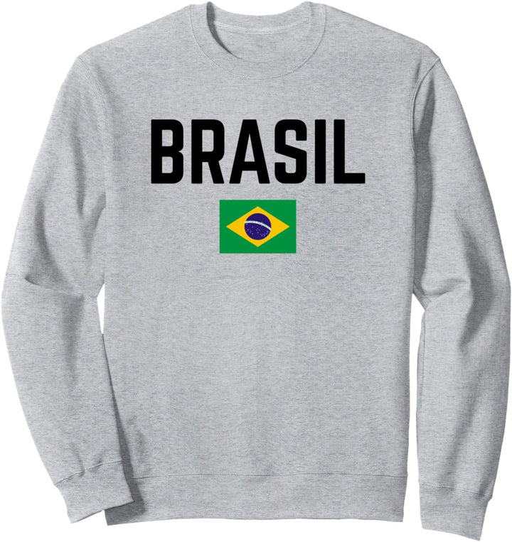 BRASIL BRASILIEN Flagge | Damen Herren Kinder BRASILIEN Sweatshirt