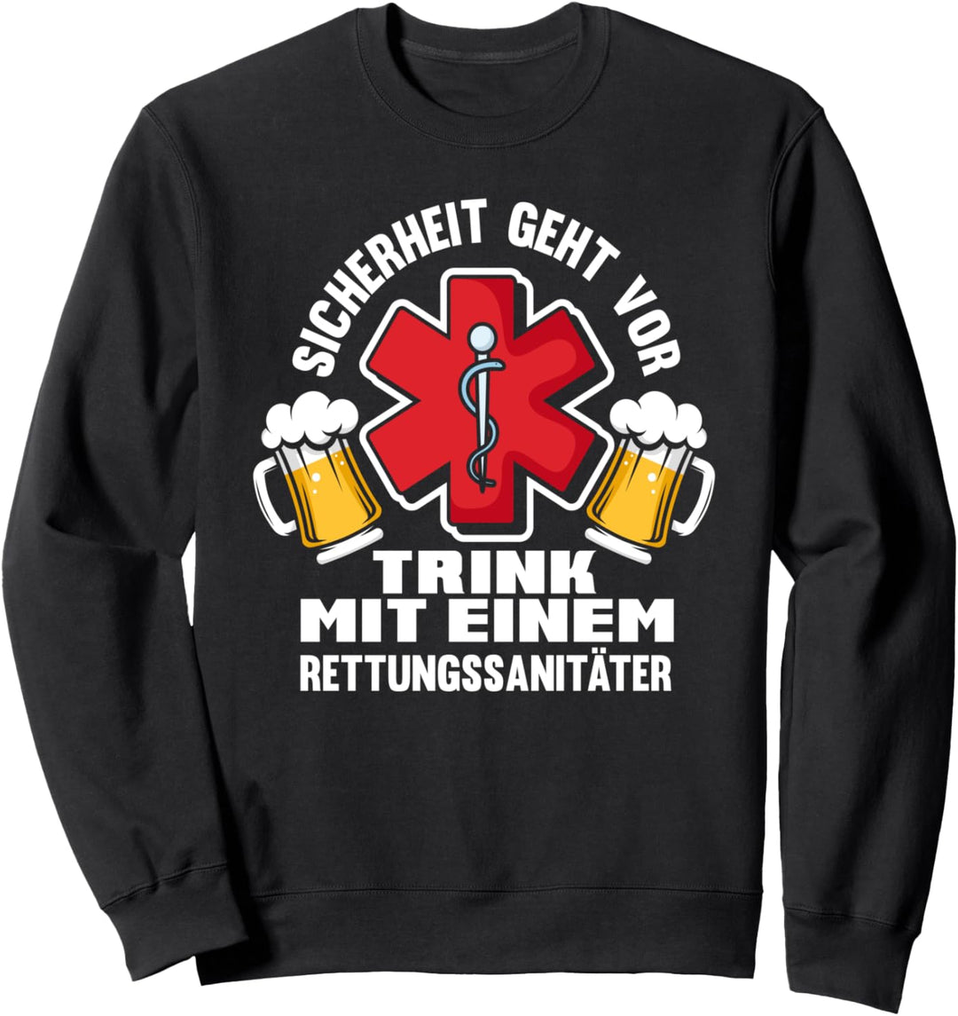 Rettungsdienst Rettungs-Sanitäter Notfallsanitäter Sanitäter Sweatshirt