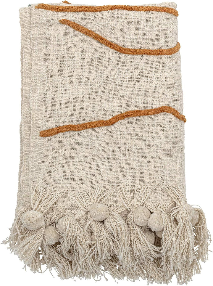 Bloomingville Tagesdecke, natur, Baumwolle