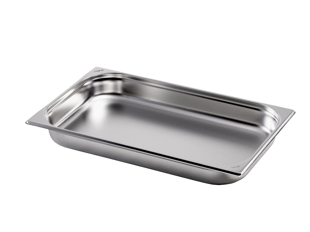 Saro Gastronormbehälter Edelstahl 1/1 GN 65 mm tief, Silber, 53 x 32.5 x 6.5 cm