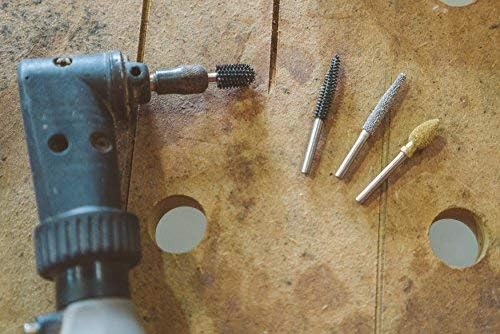 Kutzall Original Kegelfräser, 1⁄4" Schaft, grob - Holzbearbeitungsaufsatz für Bosch, DeWalt, Milwauk