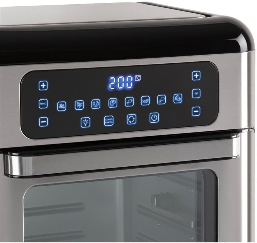 Inventum GF1200HLD Mini Oven 12L 1500W Zwart/RVS