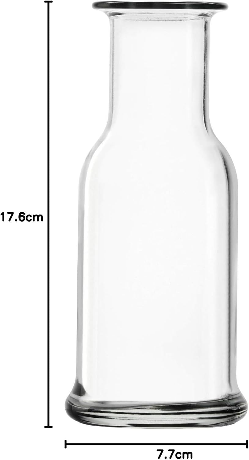 Stölzle Oberglas Glaskaraffe Purity / 6er Set Kleine Karaffe 250 ml/Hochwertige Karaffe Glas geeigne