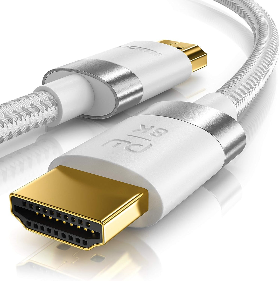 10m 8K HDMI Kabel 2.1-8K @ 60Hz - 4K @ 120Hz - 10m (Meter) - HDTV 7680 x 4320 - UHD II - HDMI 2.1 2.