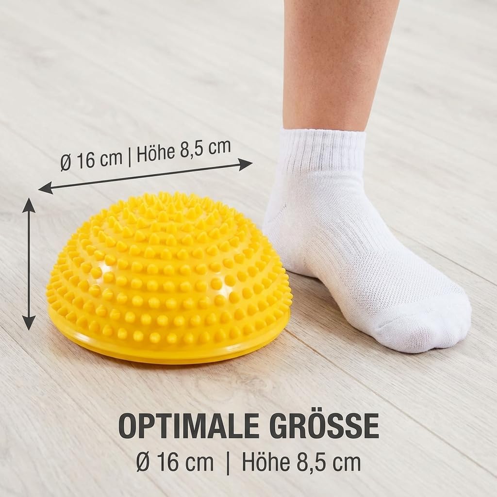 Balance Igel, 2er Set gelb, gelb