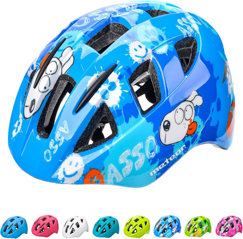 meteor® Fahrradhelm Kinderhelm BMX Kinder-Helm MTB kinderfahrradhelm Downhill rennradhelm Mountain-B