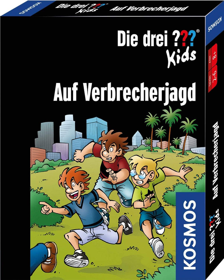 KOSMOS 741693 Die drei ??? Kids Auf Verbrecherjagd, Kartenspiel für 2-6 Spieler ab 8 Jahren, Detekti