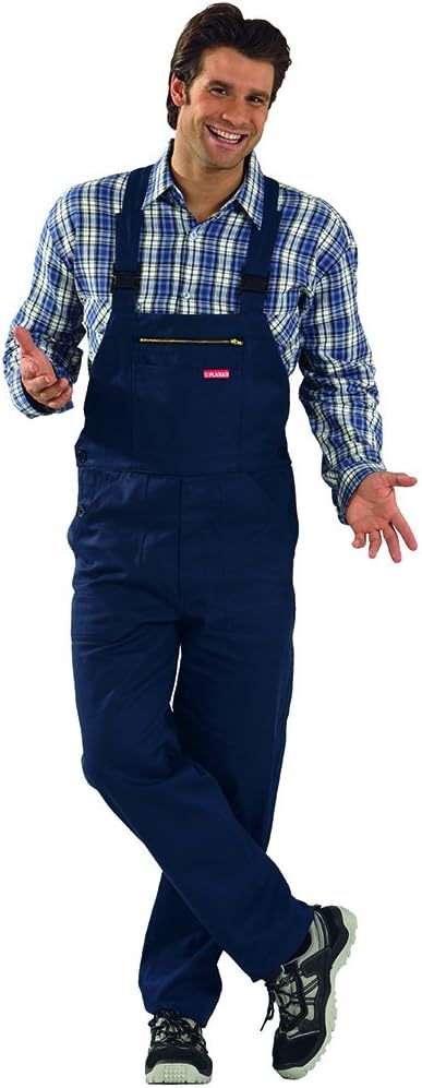 Planam Grösse 50 Herren BW 290 Latzhose hydronblau Modell 0122, 50