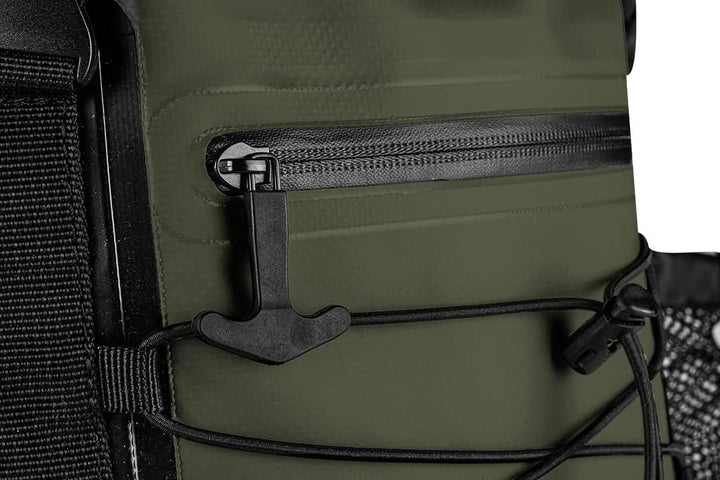 NEO TOOLS Wasserdichter Rucksack 63-131, Fassungsvermögen 30 Liter, 4in1, Farbe Dunkelgrün, Verstell