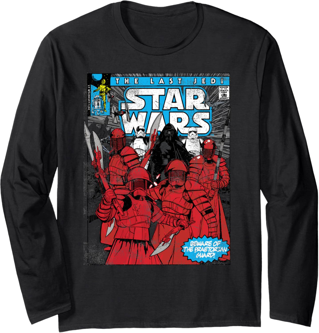 Star Wars: The Last Jedi Comic Book Cover Langarmshirt