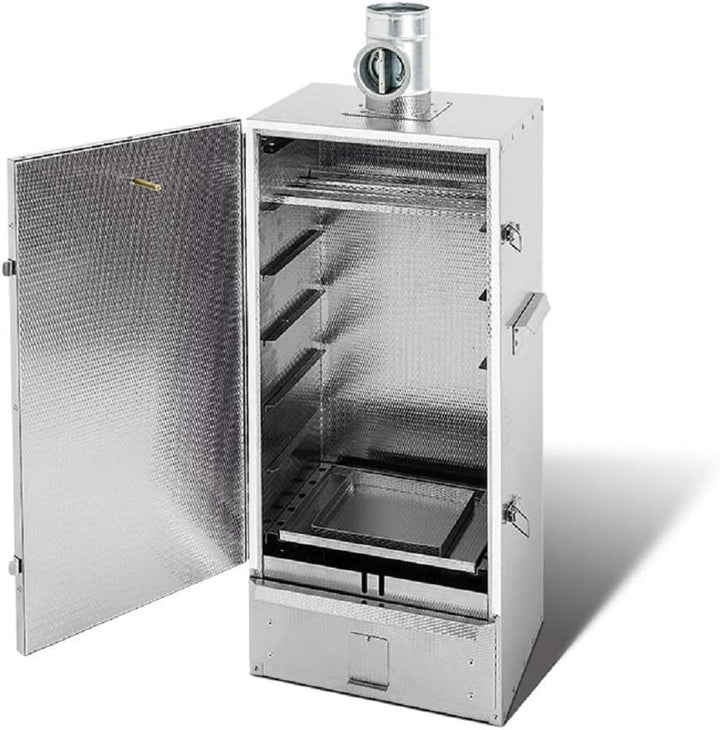 SMOKI: ISOLIERTER Räucherofen 85x39x33cm aus V2A-Edelstahl