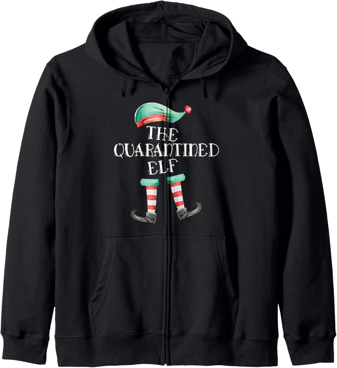 Quarantäne Elf Matching Family Group Weihnachten Kapuzenjacke
