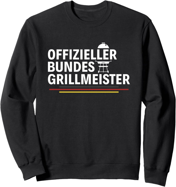 Lustiges Anti Veganer Grillen Offizieller Bundesgrillmeister Sweatshirt
